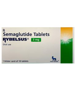 Packaging of Rybelsus 3mg tablets for weight management, containing ten tablets