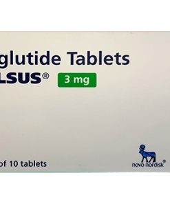 Packaging of Rybelsus 3mg tablets for weight management, containing ten tablets