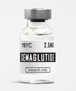 2.5mg clear vial of compounded semaglutide