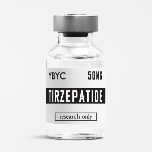 50mg clear vial of compounded tirzepatide